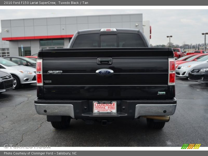 Tuxedo Black / Tan 2010 Ford F150 Lariat SuperCrew