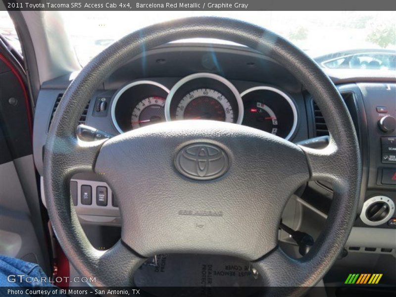 Barcelona Red Metallic / Graphite Gray 2011 Toyota Tacoma SR5 Access Cab 4x4