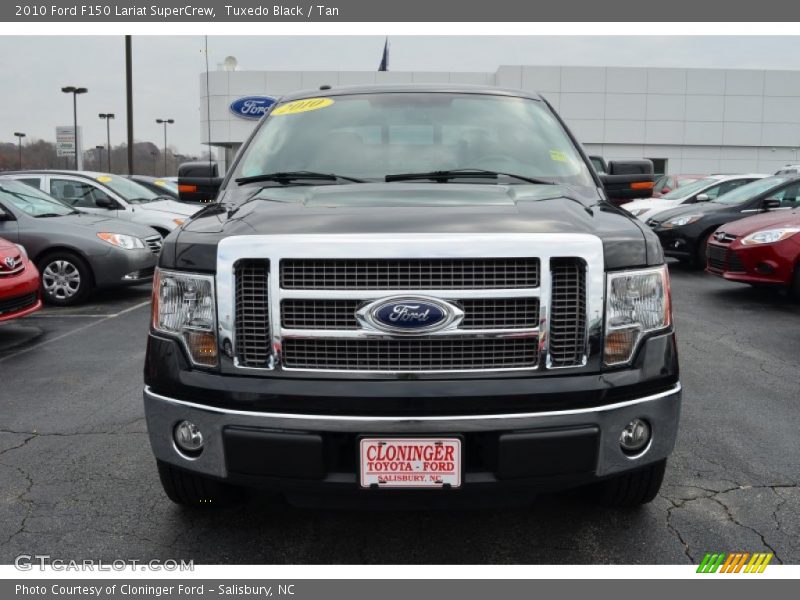 Tuxedo Black / Tan 2010 Ford F150 Lariat SuperCrew