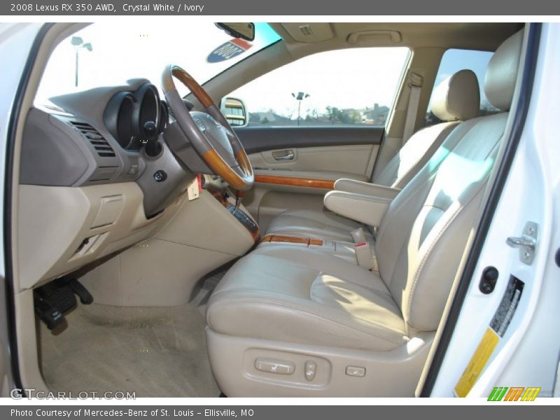 Crystal White / Ivory 2008 Lexus RX 350 AWD