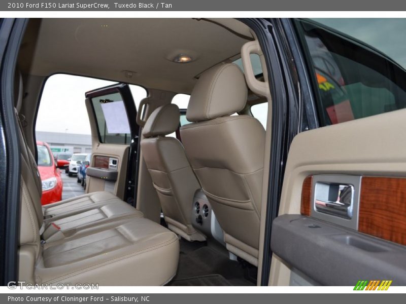 Tuxedo Black / Tan 2010 Ford F150 Lariat SuperCrew