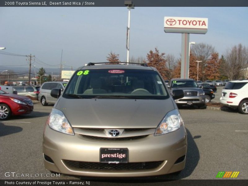 Desert Sand Mica / Stone 2008 Toyota Sienna LE