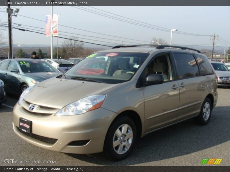 Desert Sand Mica / Stone 2008 Toyota Sienna LE