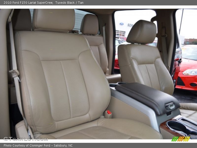 Tuxedo Black / Tan 2010 Ford F150 Lariat SuperCrew