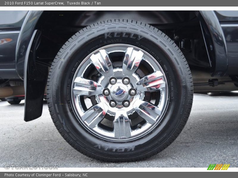 Tuxedo Black / Tan 2010 Ford F150 Lariat SuperCrew