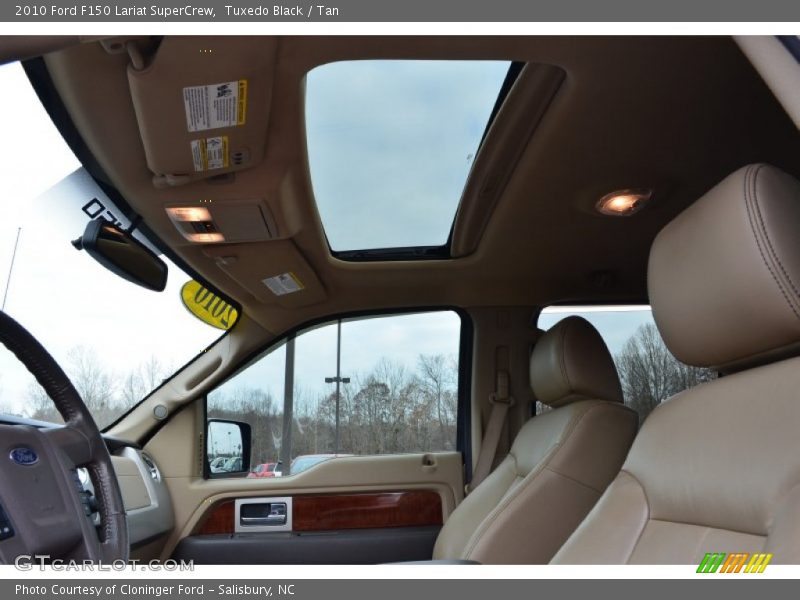 Tuxedo Black / Tan 2010 Ford F150 Lariat SuperCrew