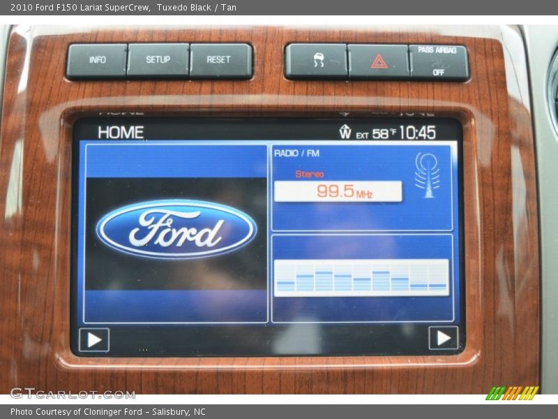 Tuxedo Black / Tan 2010 Ford F150 Lariat SuperCrew