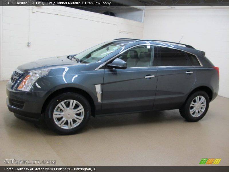 Gray Flannel Metallic / Titanium/Ebony 2012 Cadillac SRX FWD