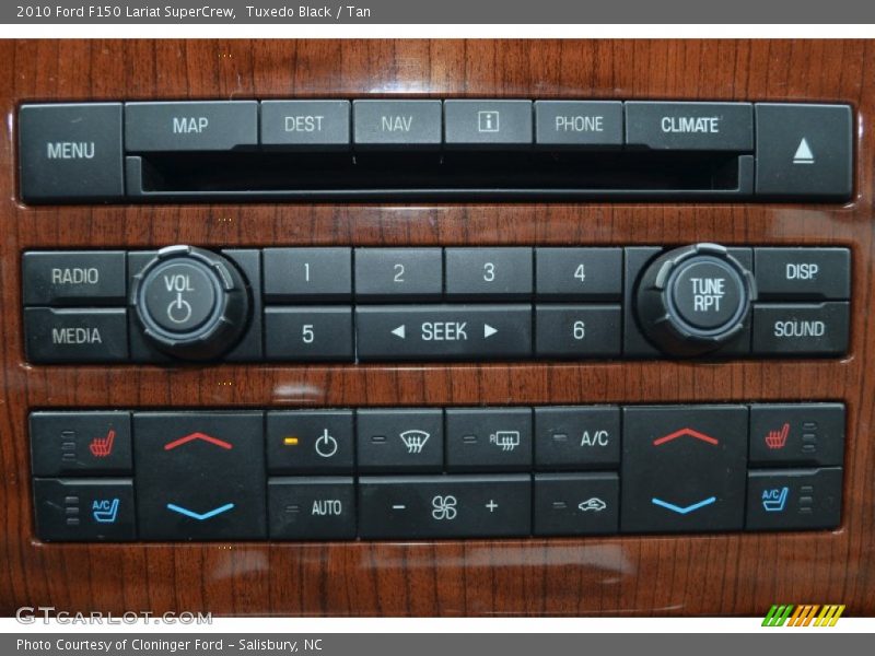 Tuxedo Black / Tan 2010 Ford F150 Lariat SuperCrew