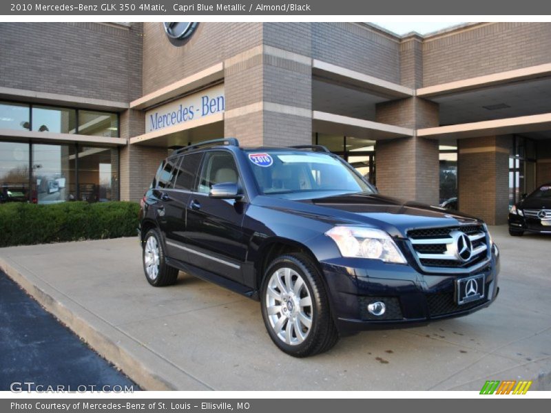 Capri Blue Metallic / Almond/Black 2010 Mercedes-Benz GLK 350 4Matic