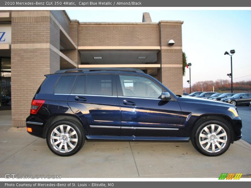 Capri Blue Metallic / Almond/Black 2010 Mercedes-Benz GLK 350 4Matic