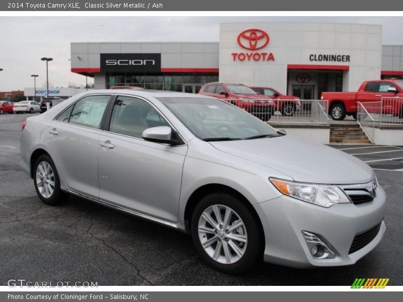 Classic Silver Metallic / Ash 2014 Toyota Camry XLE