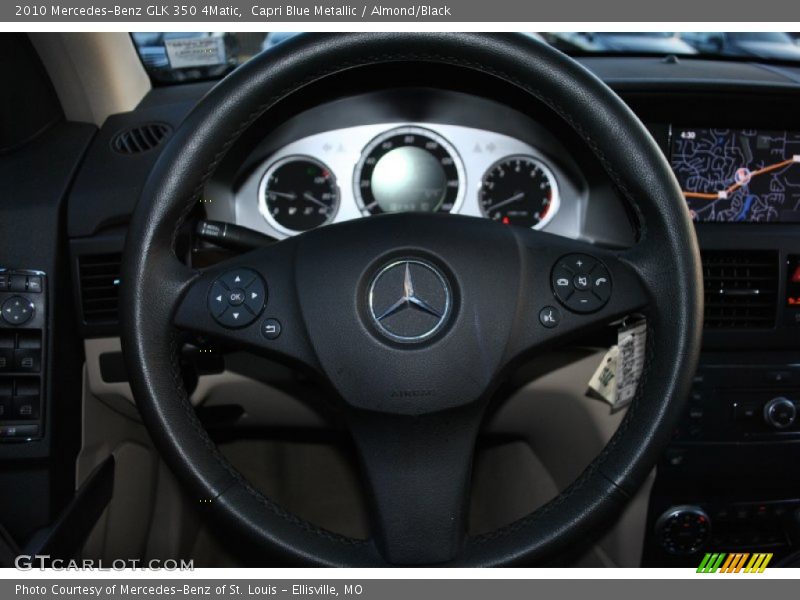Capri Blue Metallic / Almond/Black 2010 Mercedes-Benz GLK 350 4Matic