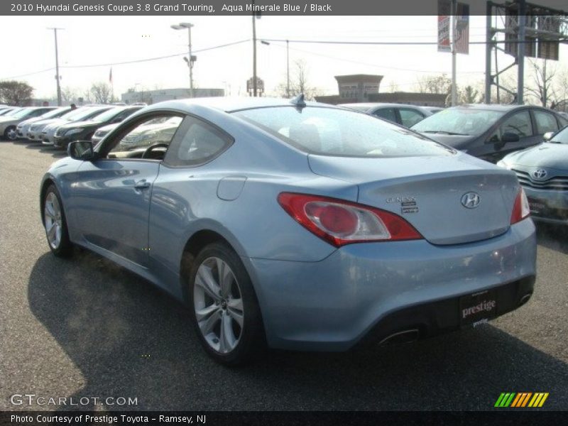 Aqua Minerale Blue / Black 2010 Hyundai Genesis Coupe 3.8 Grand Touring