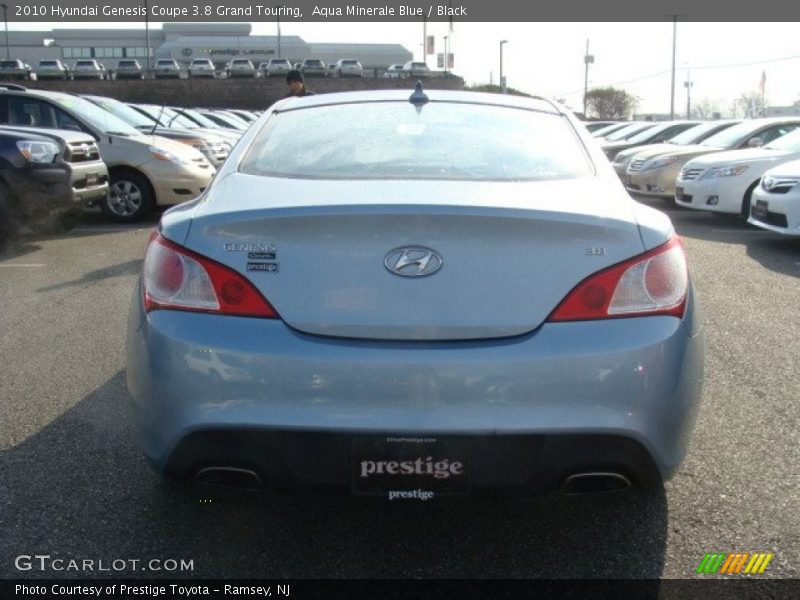Aqua Minerale Blue / Black 2010 Hyundai Genesis Coupe 3.8 Grand Touring