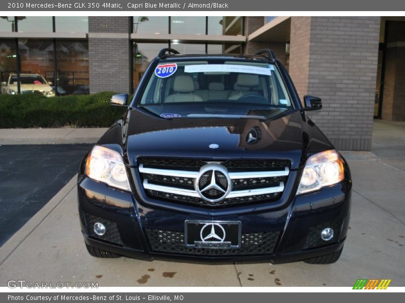 Capri Blue Metallic / Almond/Black 2010 Mercedes-Benz GLK 350 4Matic