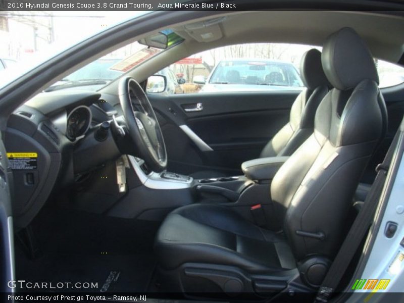 Aqua Minerale Blue / Black 2010 Hyundai Genesis Coupe 3.8 Grand Touring