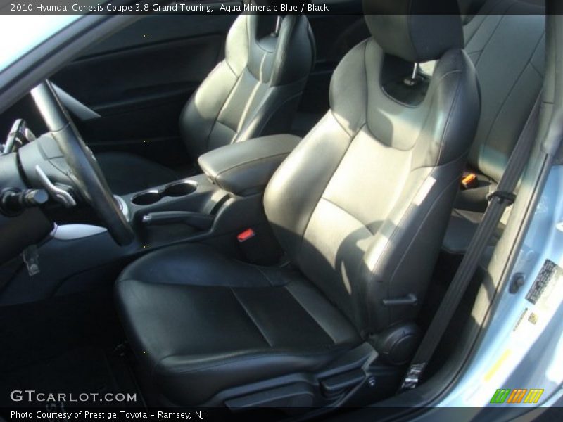 Aqua Minerale Blue / Black 2010 Hyundai Genesis Coupe 3.8 Grand Touring