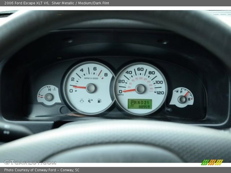 Silver Metallic / Medium/Dark Flint 2006 Ford Escape XLT V6