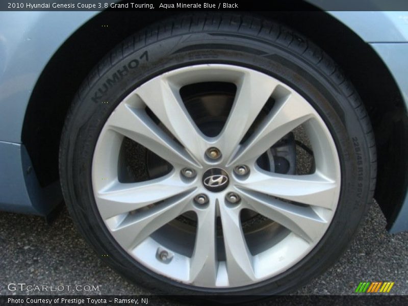 Aqua Minerale Blue / Black 2010 Hyundai Genesis Coupe 3.8 Grand Touring