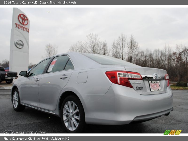 Classic Silver Metallic / Ash 2014 Toyota Camry XLE