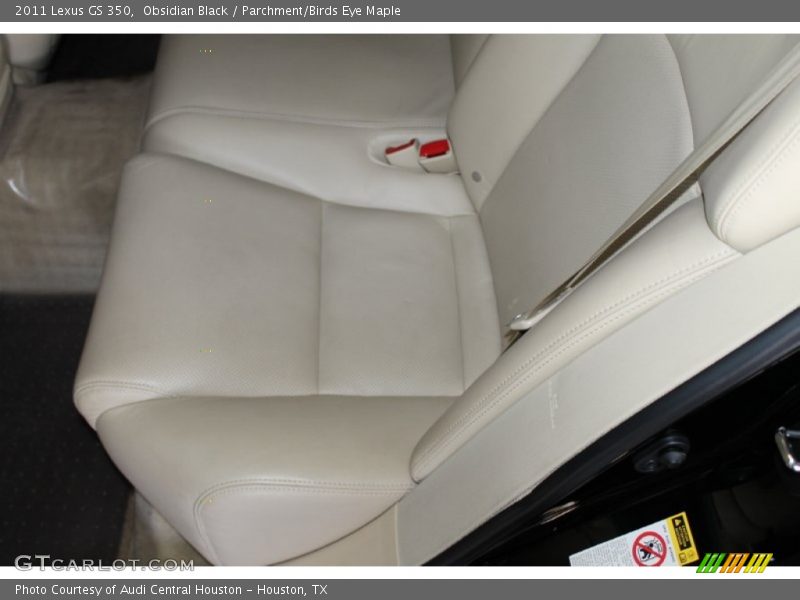 Obsidian Black / Parchment/Birds Eye Maple 2011 Lexus GS 350