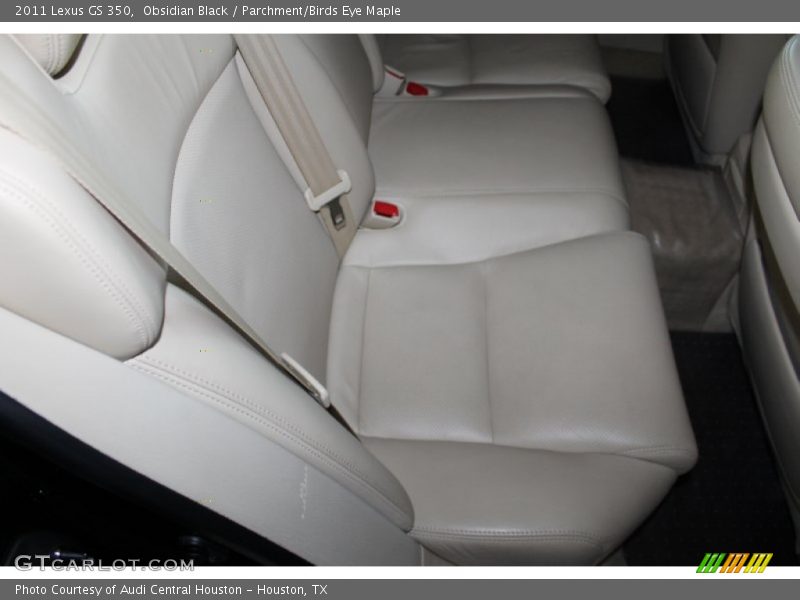 Obsidian Black / Parchment/Birds Eye Maple 2011 Lexus GS 350