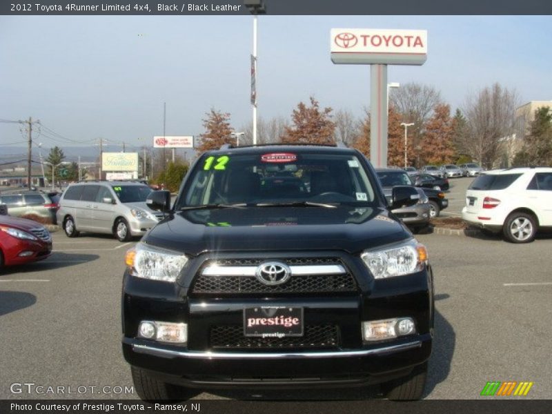 Black / Black Leather 2012 Toyota 4Runner Limited 4x4