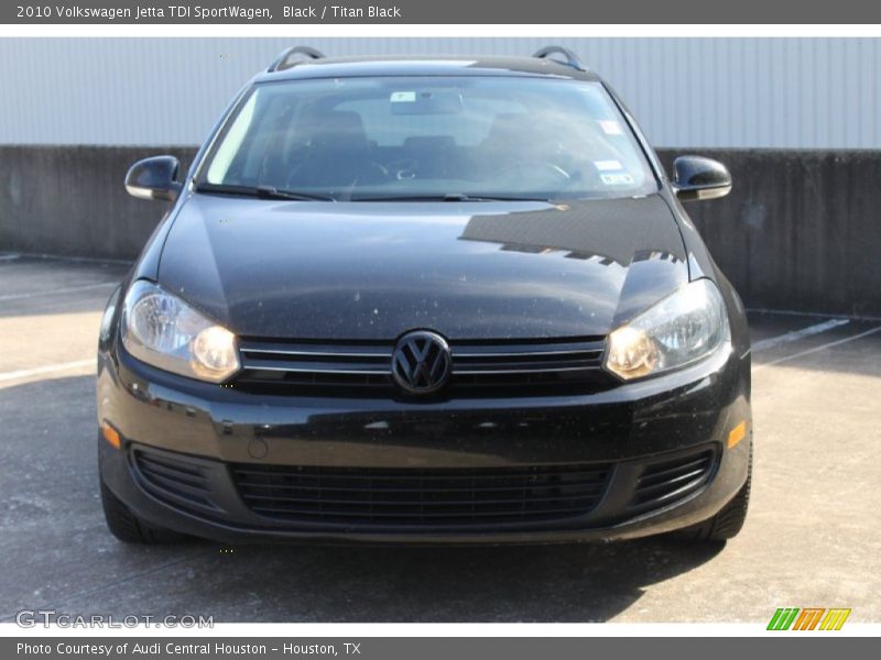 Black / Titan Black 2010 Volkswagen Jetta TDI SportWagen