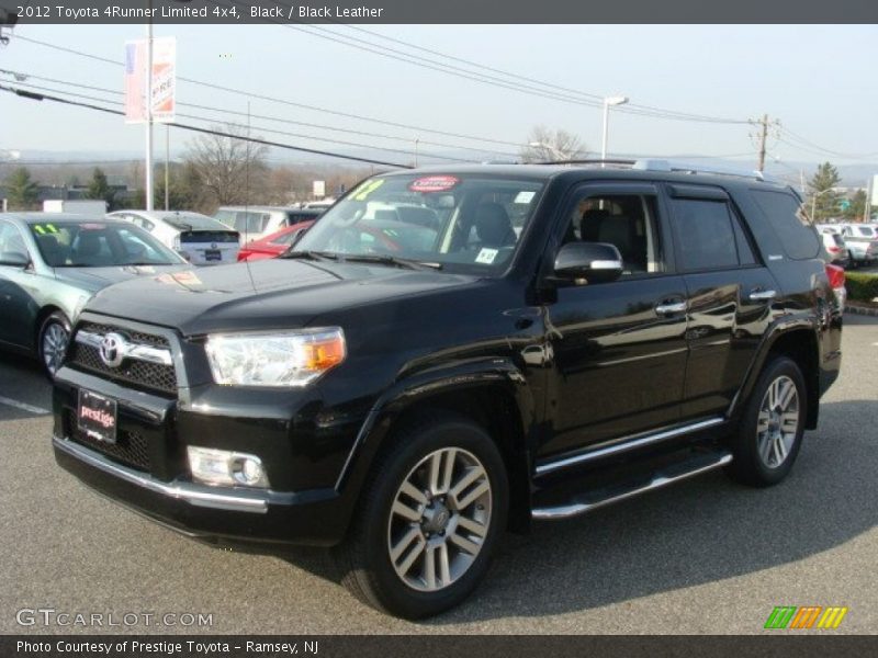 Black / Black Leather 2012 Toyota 4Runner Limited 4x4