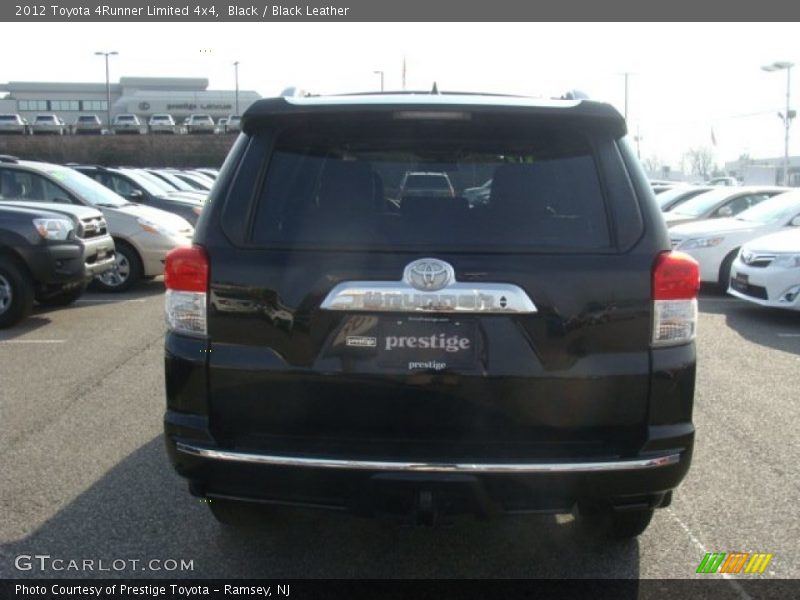 Black / Black Leather 2012 Toyota 4Runner Limited 4x4