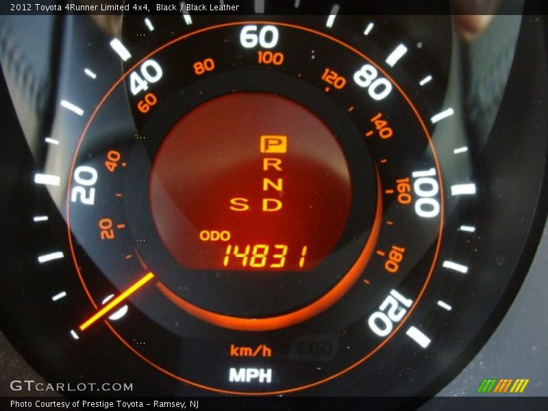 Black / Black Leather 2012 Toyota 4Runner Limited 4x4