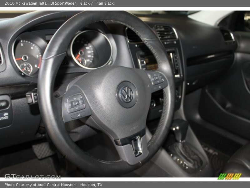 Black / Titan Black 2010 Volkswagen Jetta TDI SportWagen