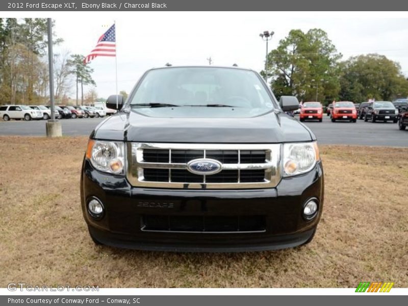 Ebony Black / Charcoal Black 2012 Ford Escape XLT