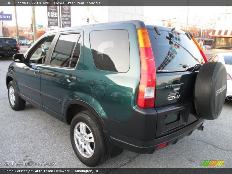Clover Green Pearl / Saddle 2003 Honda CR-V EX 4WD