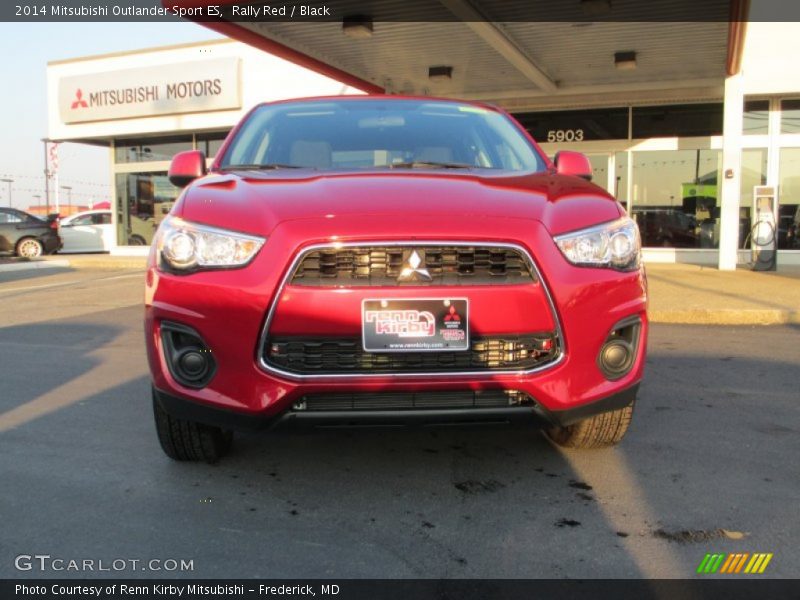 Rally Red / Black 2014 Mitsubishi Outlander Sport ES