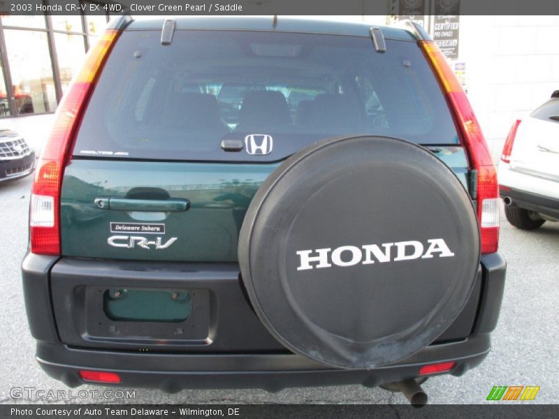 Clover Green Pearl / Saddle 2003 Honda CR-V EX 4WD