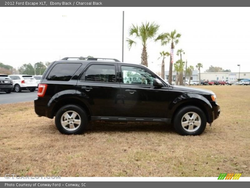 Ebony Black / Charcoal Black 2012 Ford Escape XLT