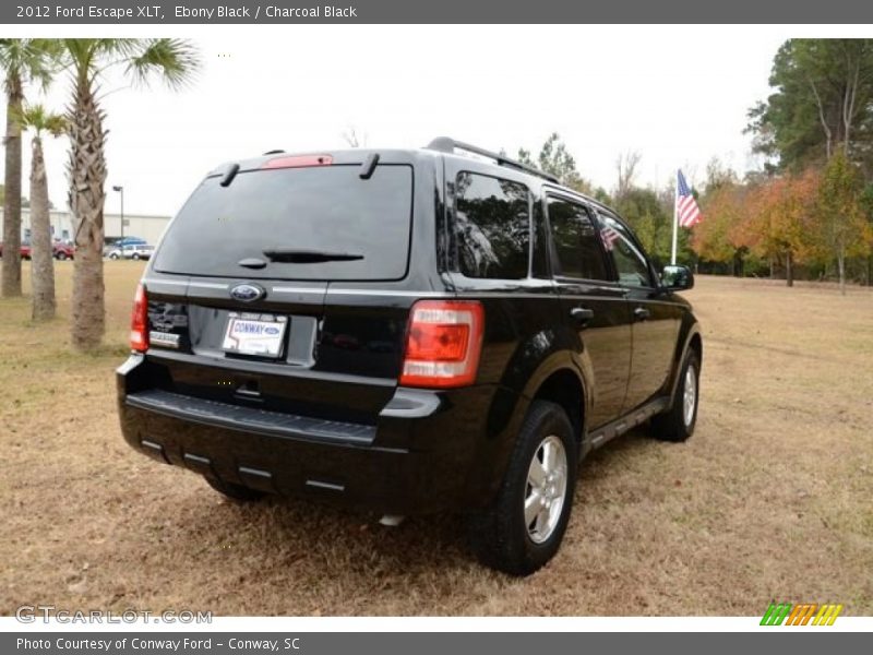 Ebony Black / Charcoal Black 2012 Ford Escape XLT