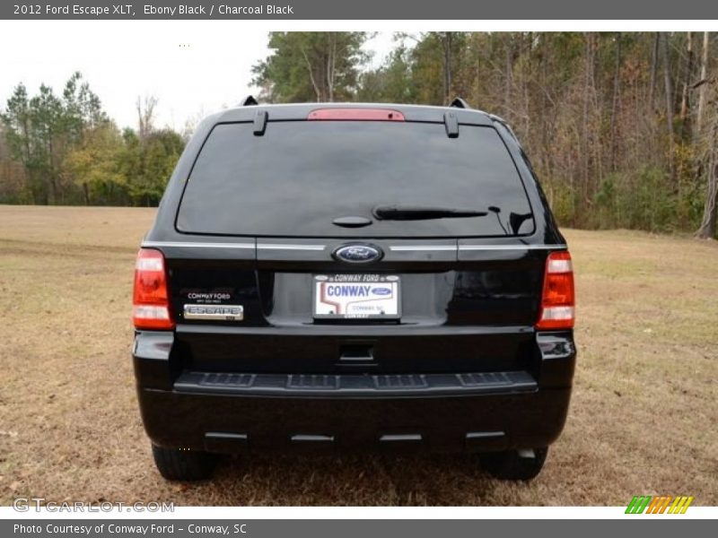 Ebony Black / Charcoal Black 2012 Ford Escape XLT