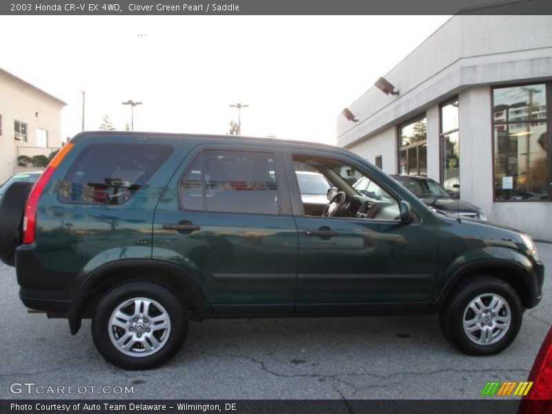 Clover Green Pearl / Saddle 2003 Honda CR-V EX 4WD