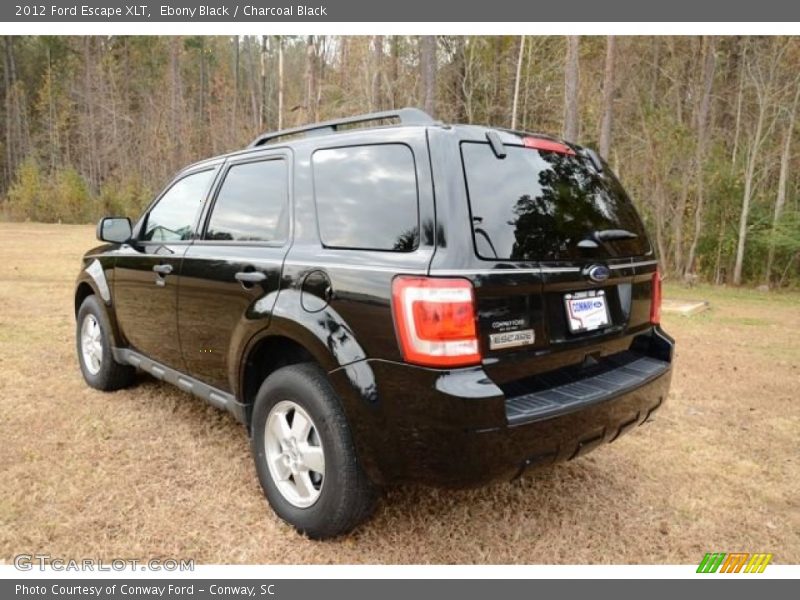 Ebony Black / Charcoal Black 2012 Ford Escape XLT