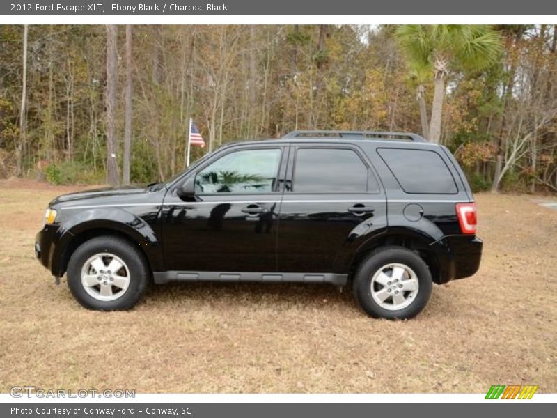 Ebony Black / Charcoal Black 2012 Ford Escape XLT