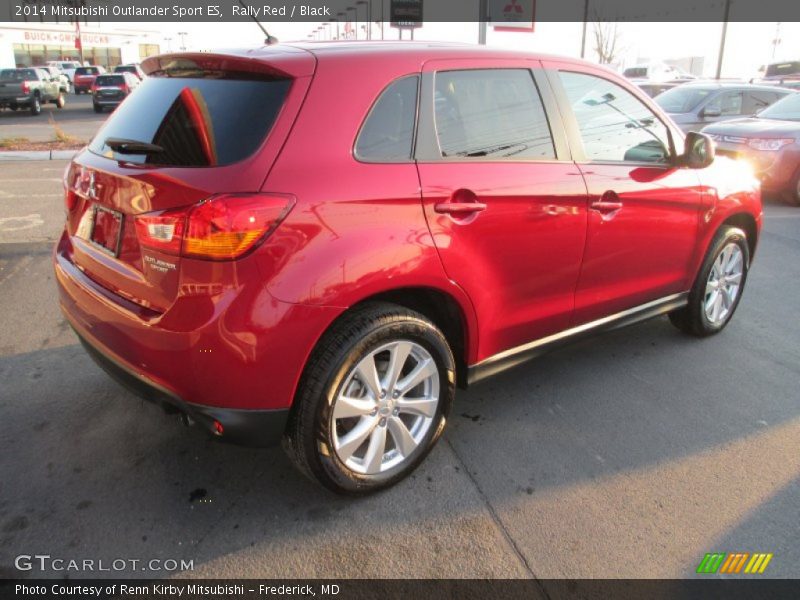 Rally Red / Black 2014 Mitsubishi Outlander Sport ES
