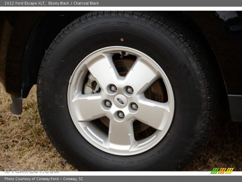 Ebony Black / Charcoal Black 2012 Ford Escape XLT