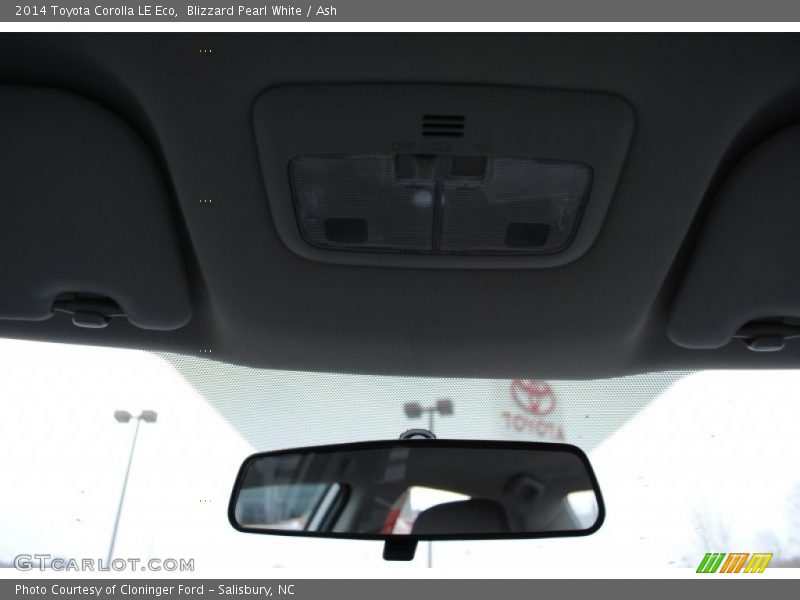 Blizzard Pearl White / Ash 2014 Toyota Corolla LE Eco