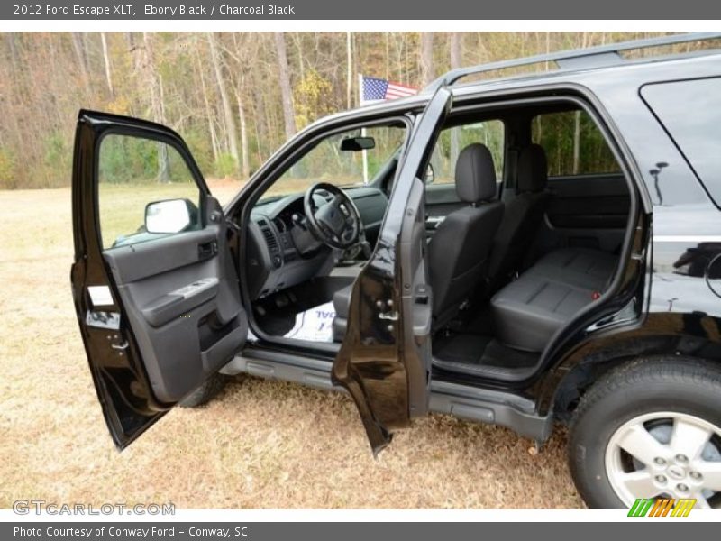 Ebony Black / Charcoal Black 2012 Ford Escape XLT