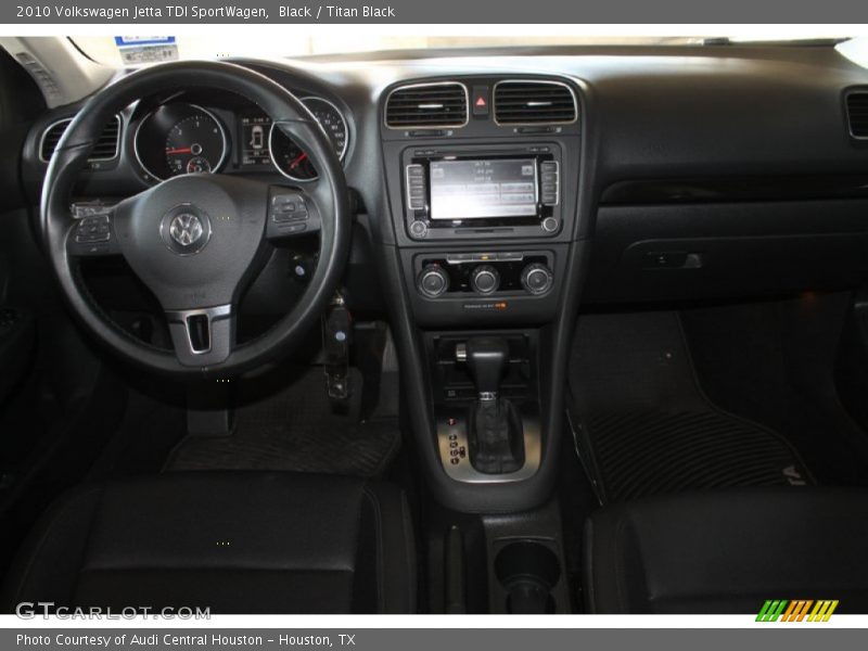 Black / Titan Black 2010 Volkswagen Jetta TDI SportWagen