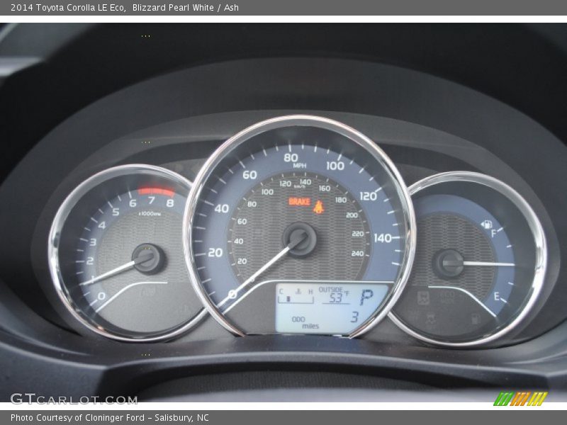  2014 Corolla LE Eco LE Eco Gauges