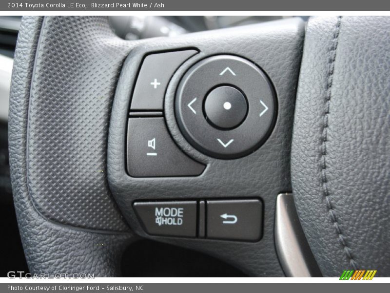 Blizzard Pearl White / Ash 2014 Toyota Corolla LE Eco